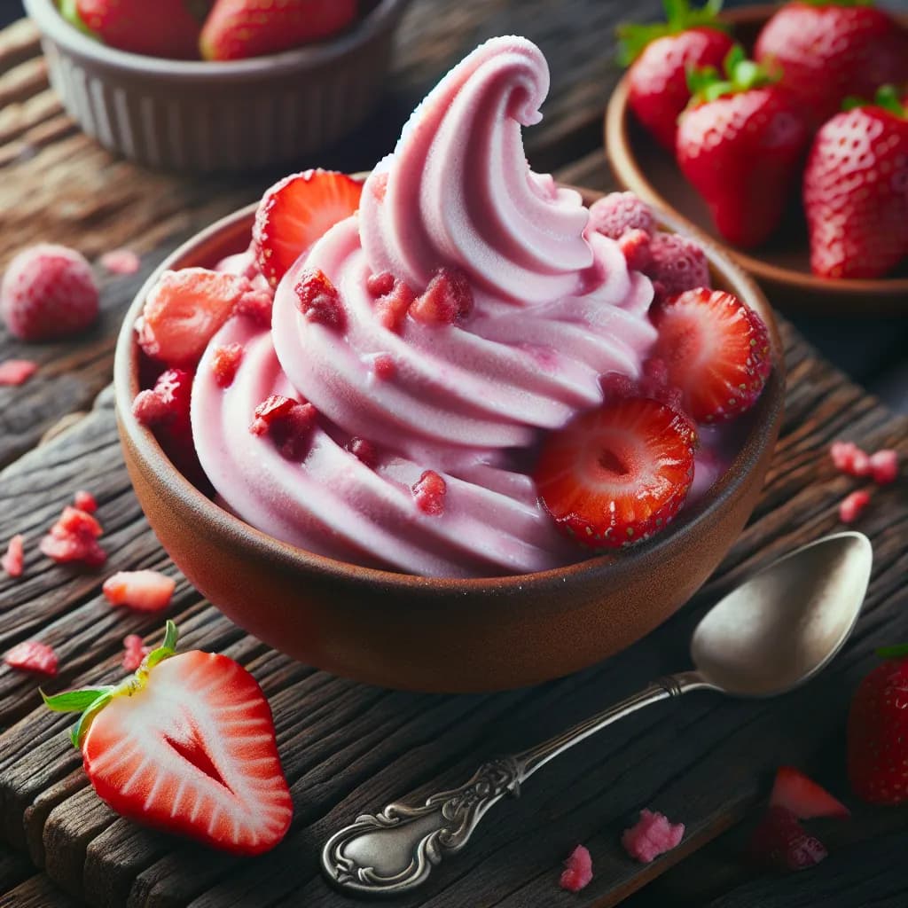 Strawberry Frozen Yogurt