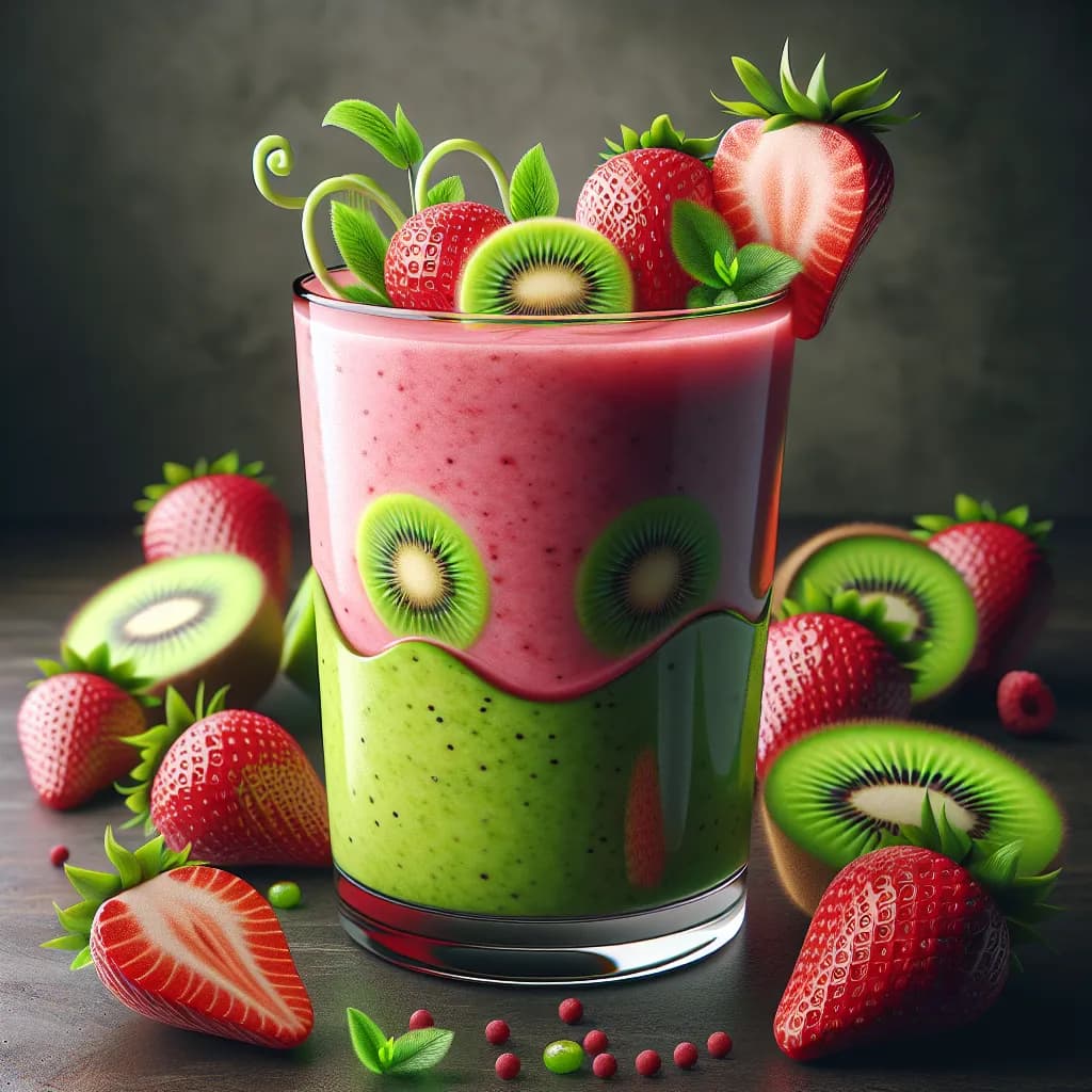 Strawberry Kiwi Smoothie