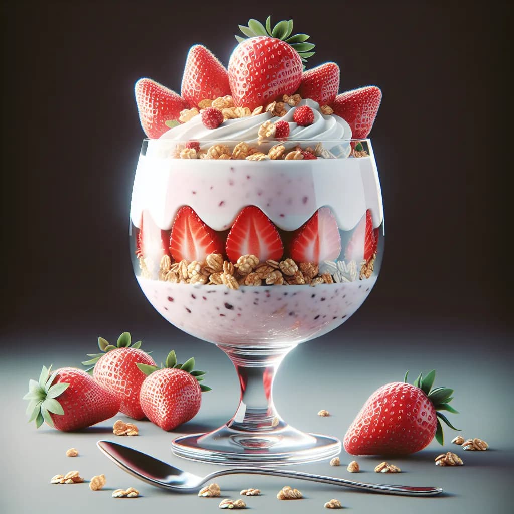 Strawberry Milk Parfait