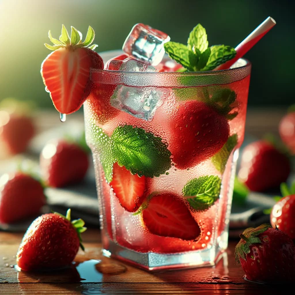 Strawberry Mint Cooler