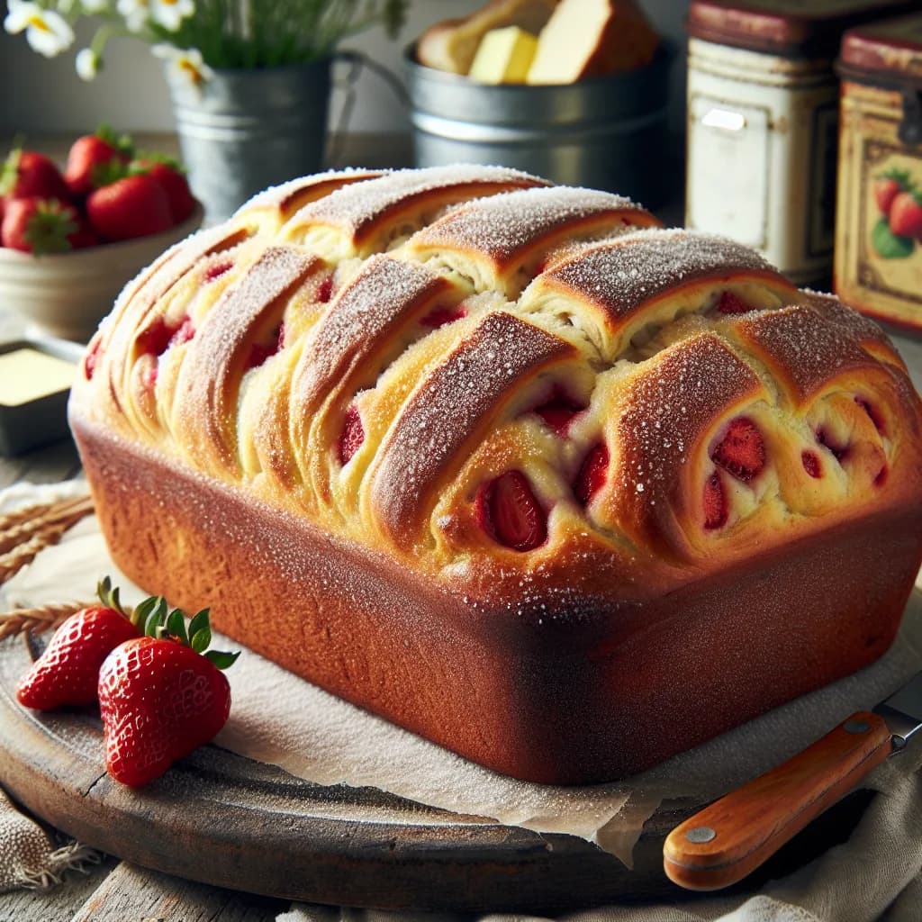 Strawberry Yeast Bread