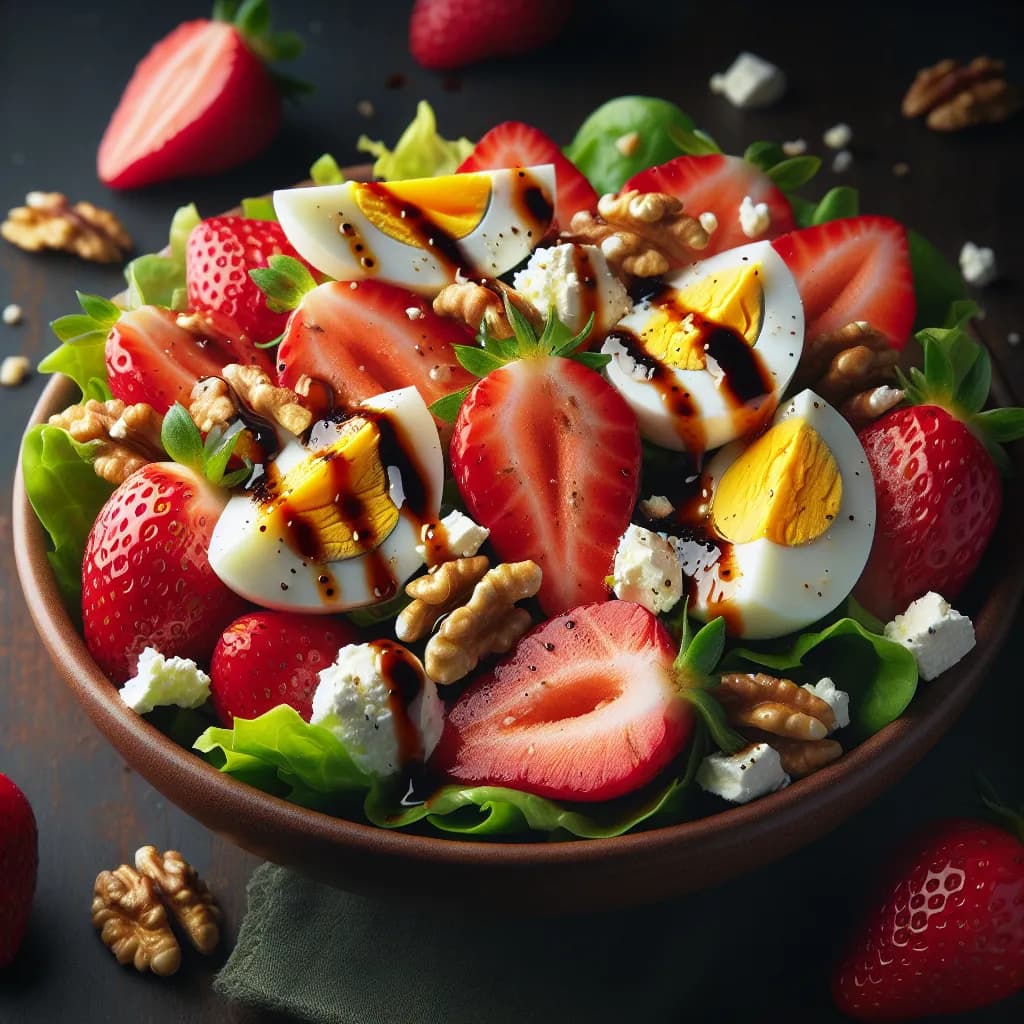 Strawberry and Egg Salad