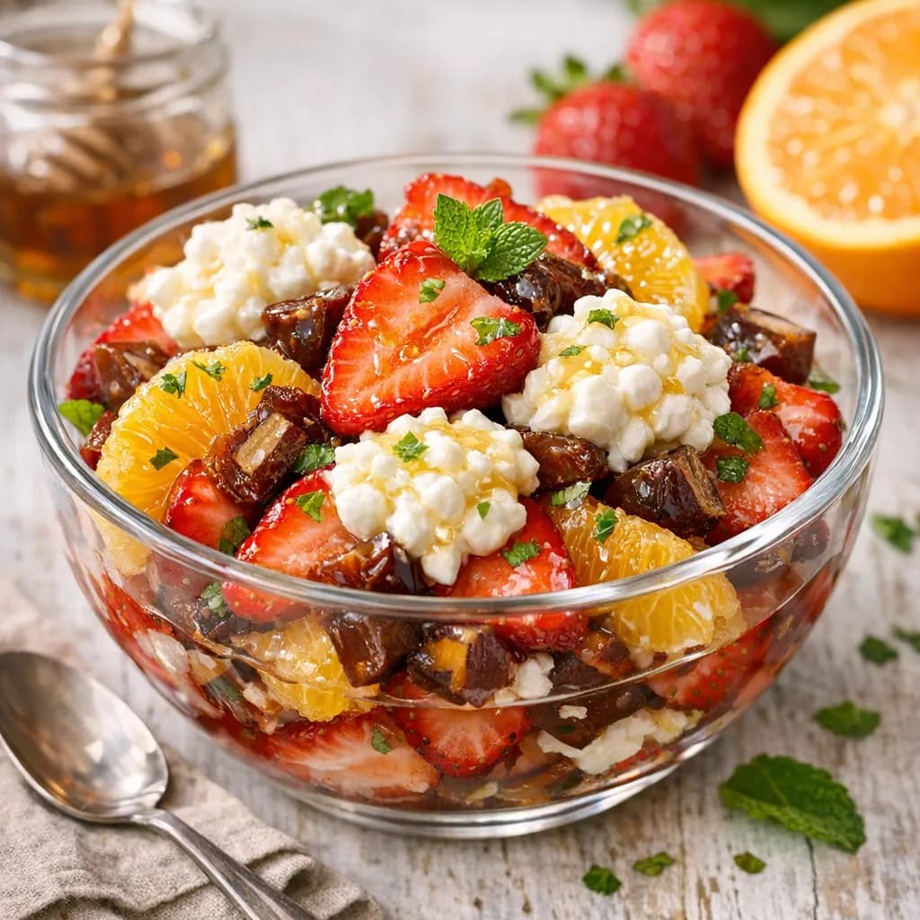 Strawberry, Date, and Orange Salad