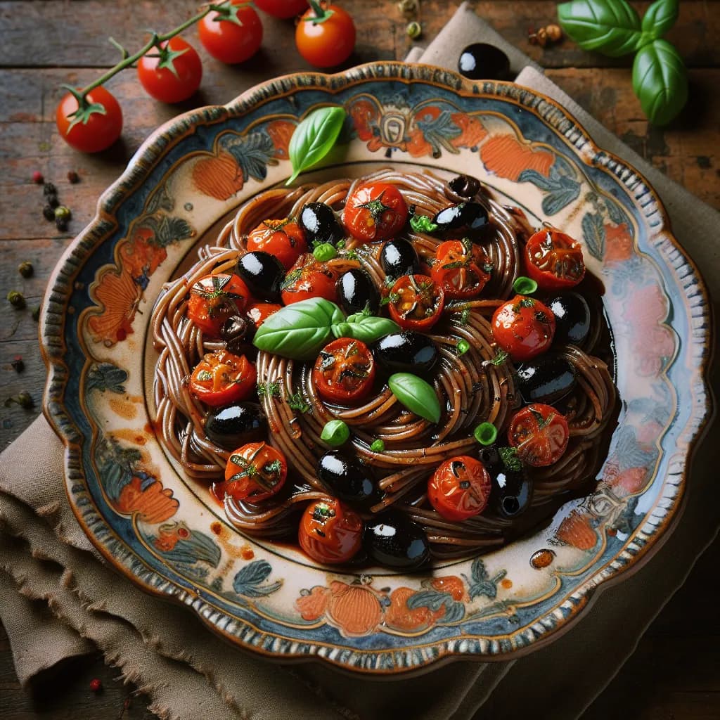 Stroncatura con Pomodorini e Olive