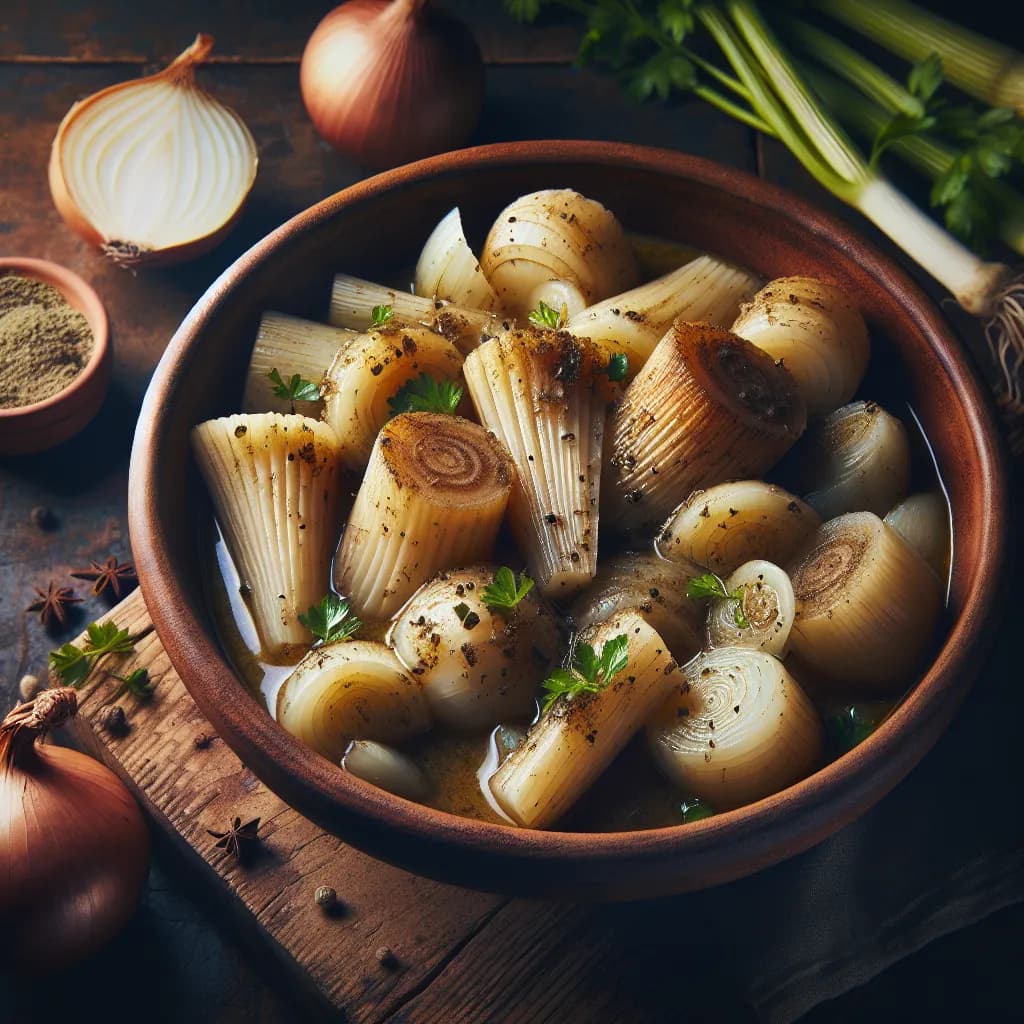Stufato di Cipolla e Sedano Rapa