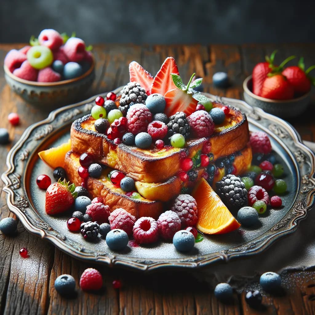 Stuffed French Toast with Berries