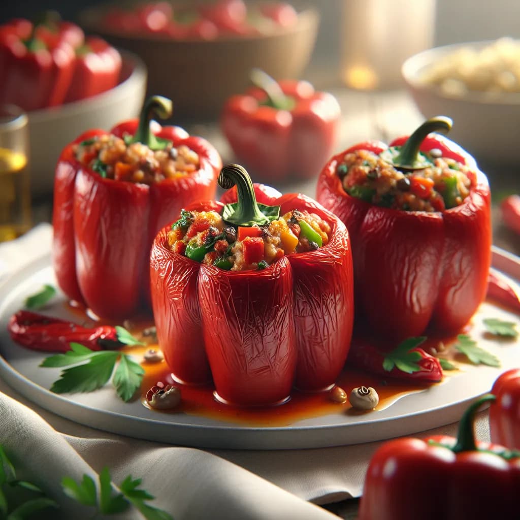 Stuffed Red Peppers