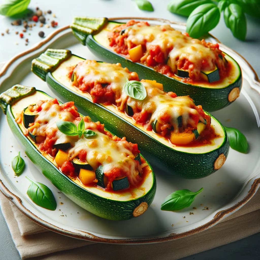 Stuffed Zucchini Boats