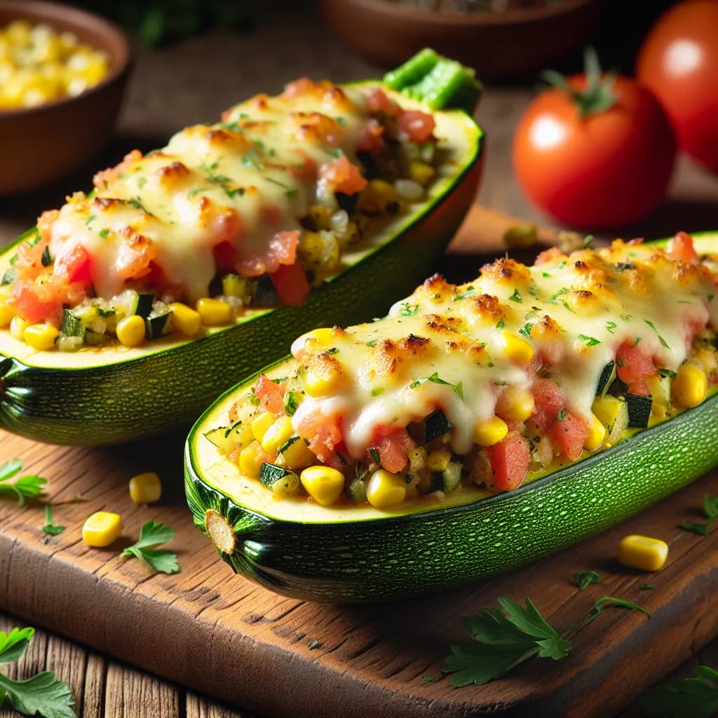 Stuffed Zucchini Boats