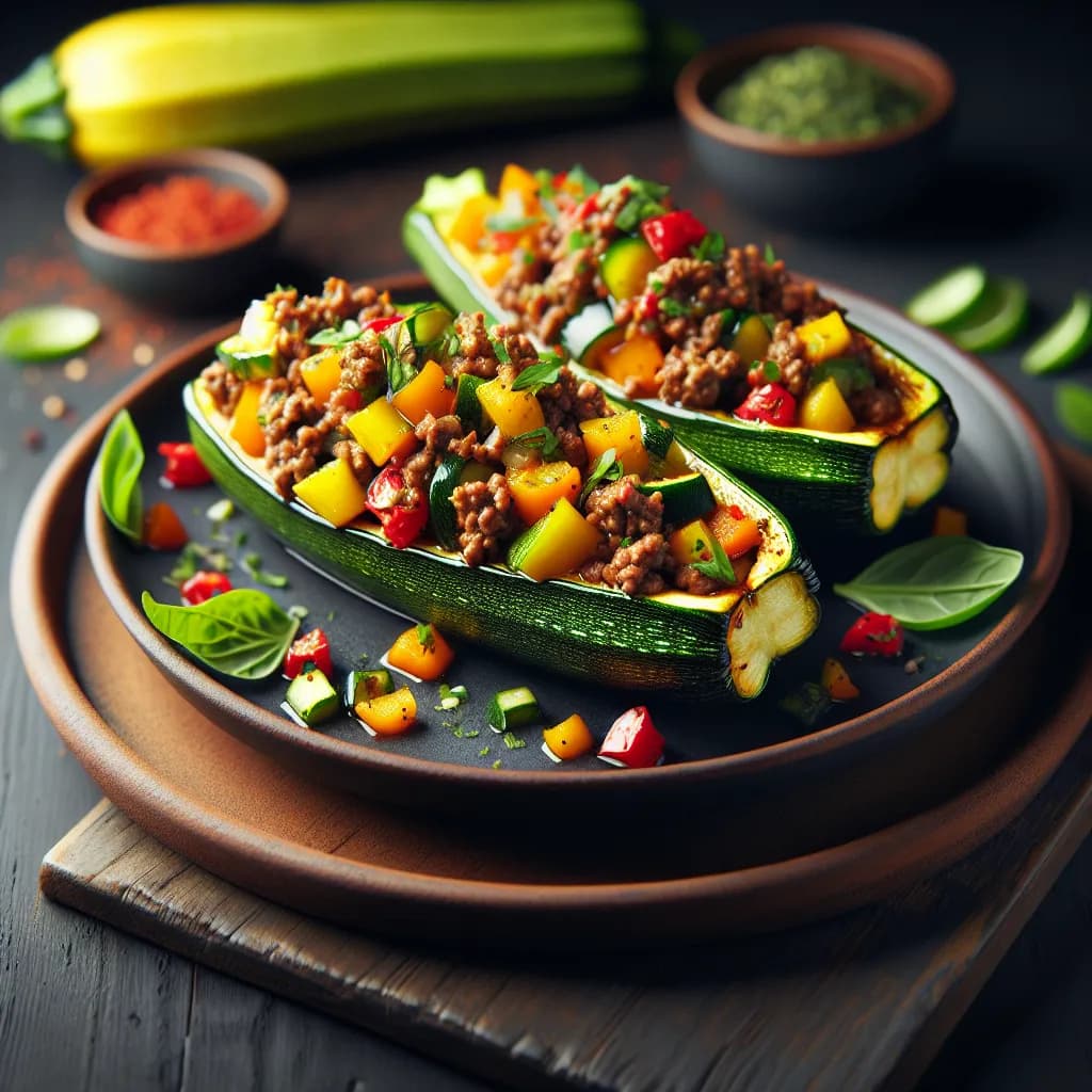 Stuffed Zucchini Boats