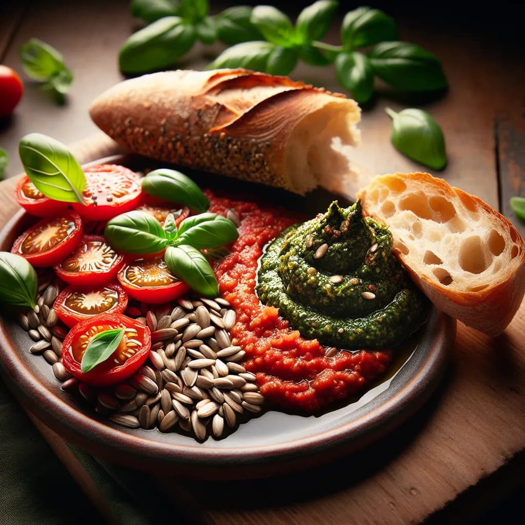 Sunflower Seed and Tomato Pesto