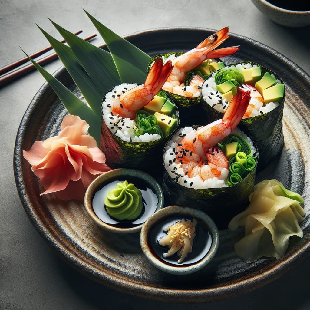 Sushi Temaki al Gambero