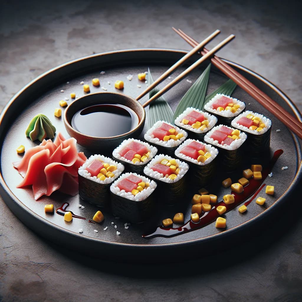 Sushi de Thon et Maïs