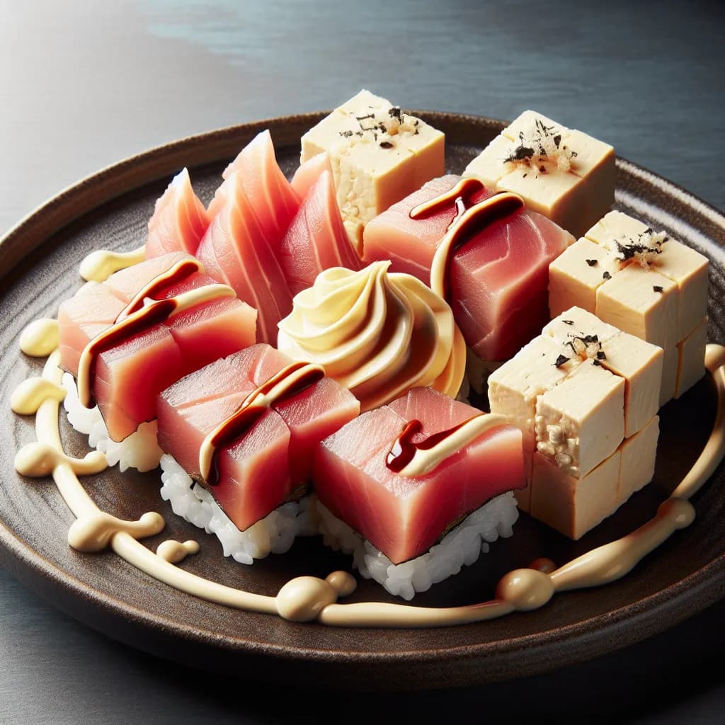 Sushi di Tonno e Tofu con Maionese