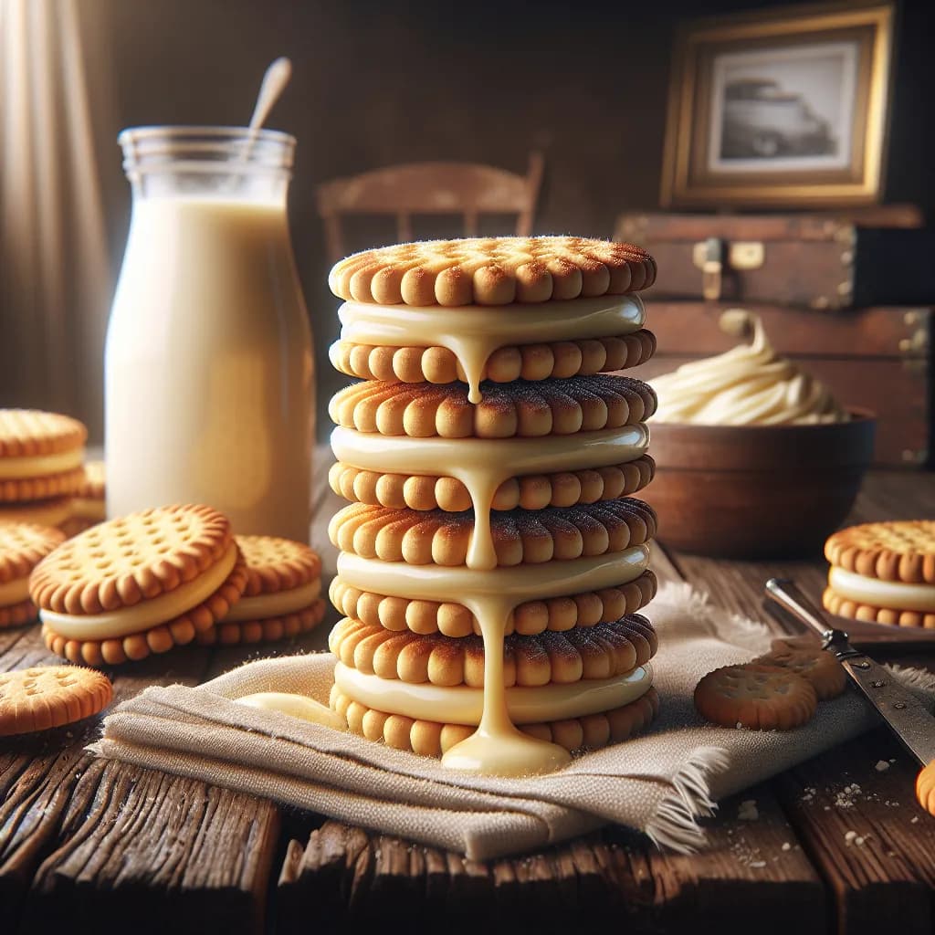 Sweet Biscuit Sandwich