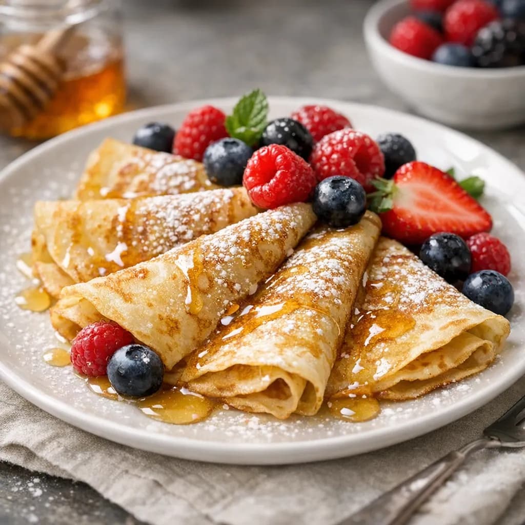 Sweet Breakfast Crepes