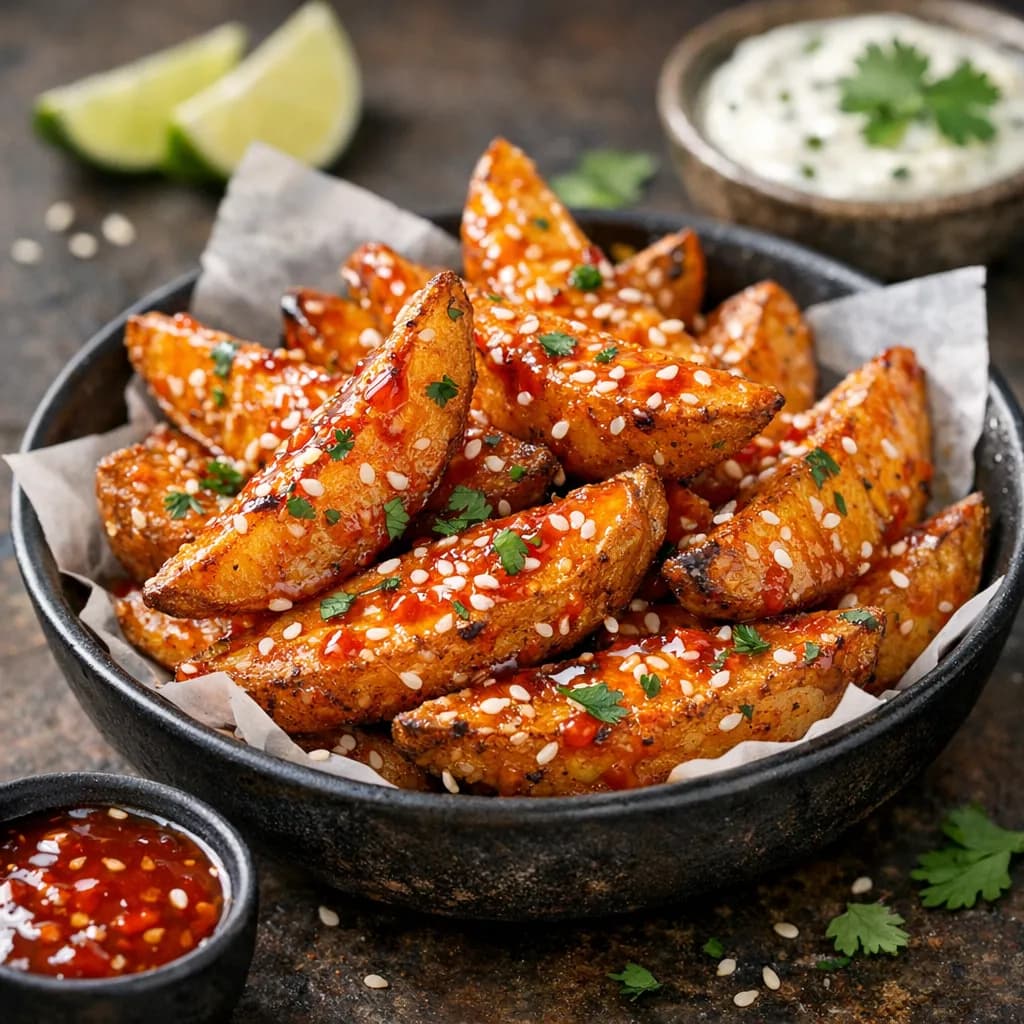 Sweet Chili Potato Wedges