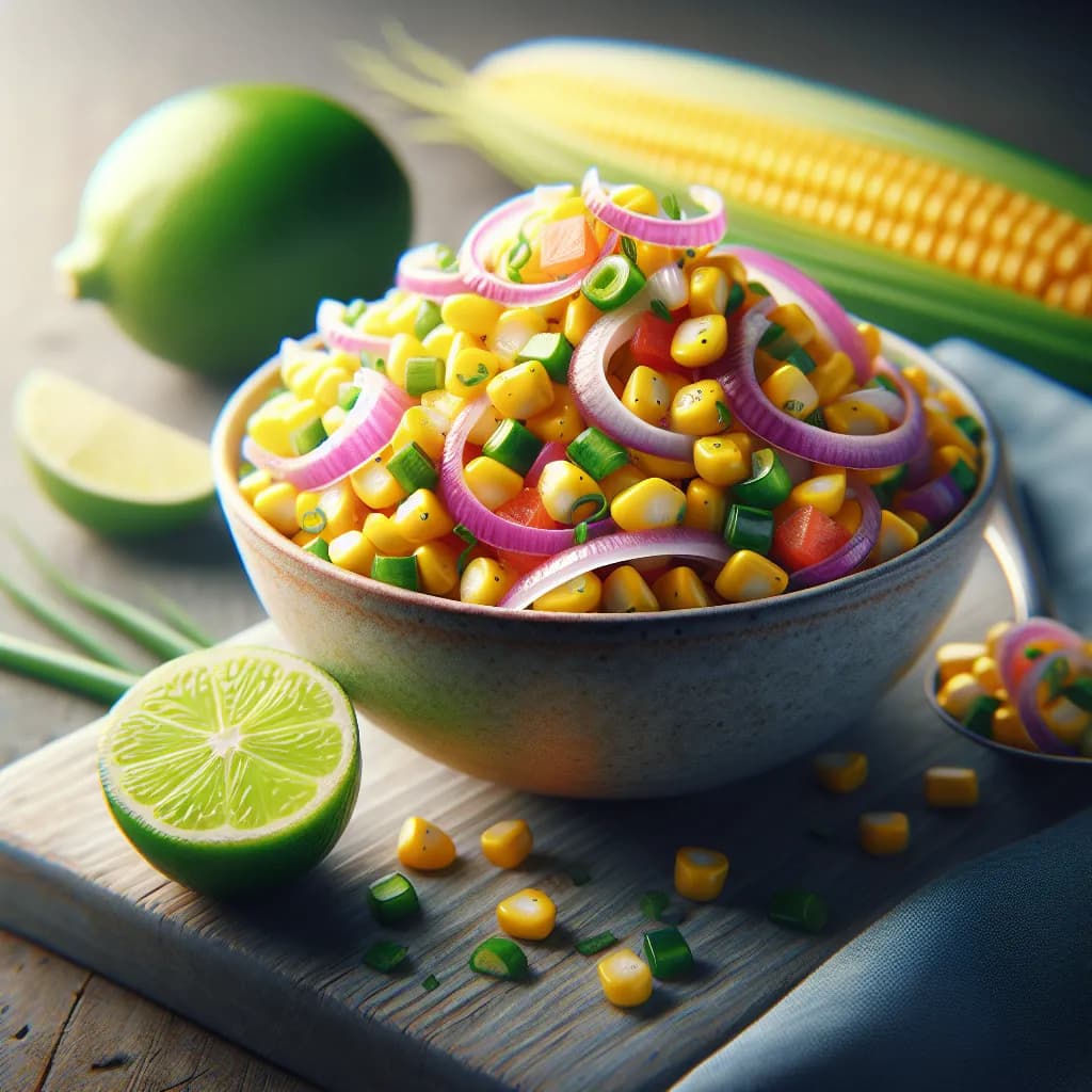 Sweet Corn and Onion Salad