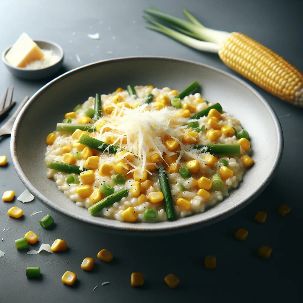 Sweet Corn and Spring Onion Risotto