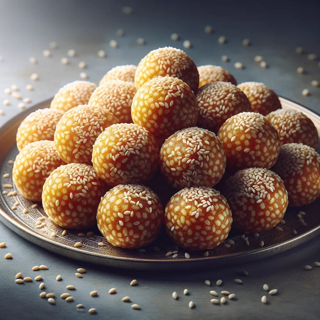 Sweet Poha Ladoo