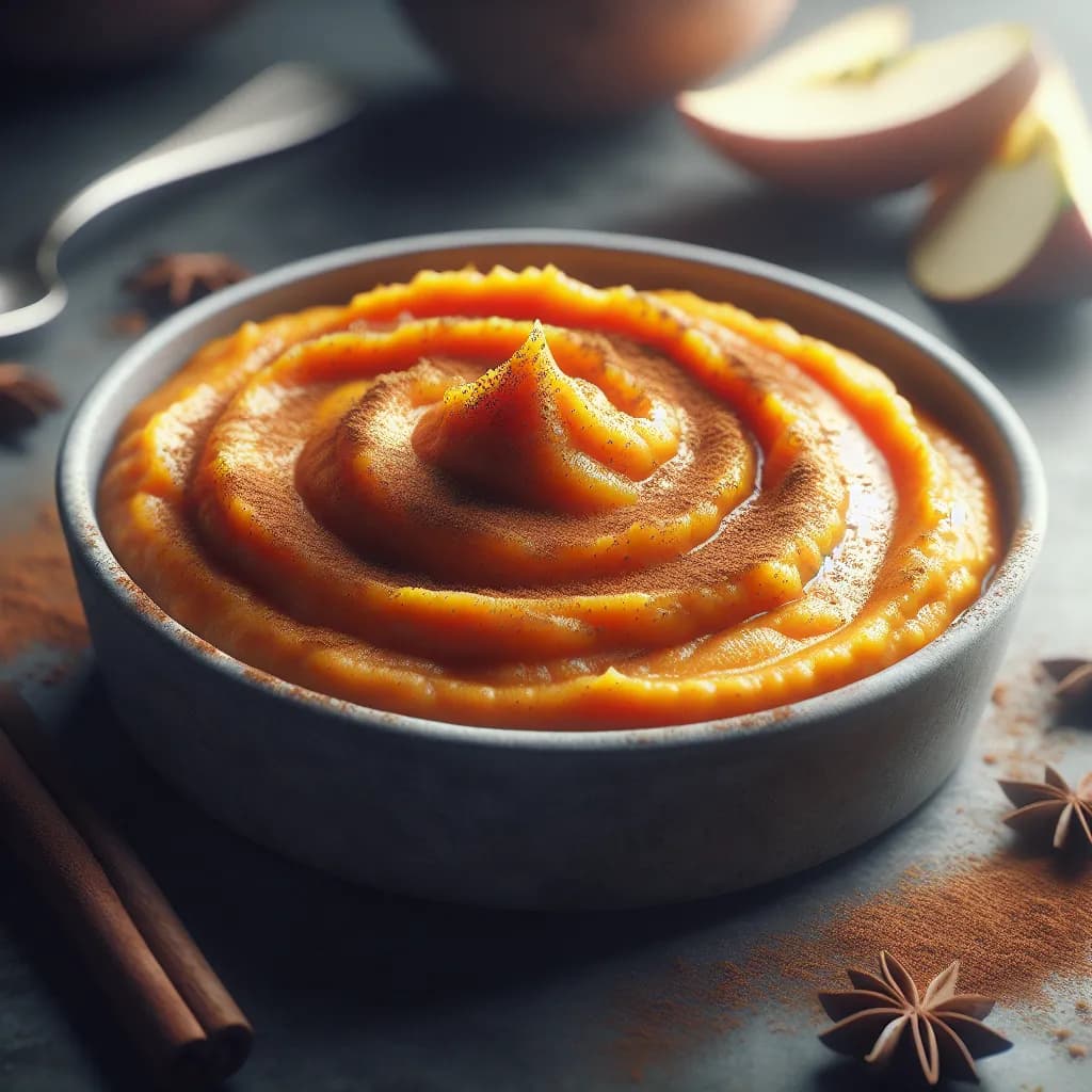Sweet Potato and Apple Purée