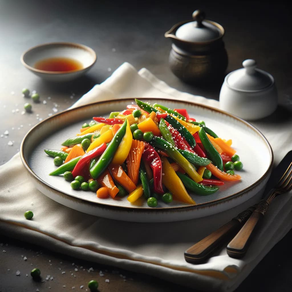Sweet and Sour Vegetable Stir-Fry