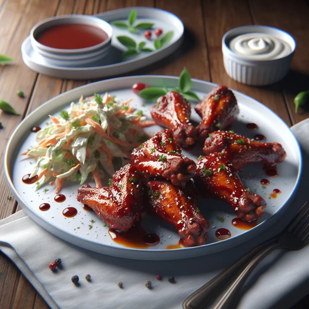 Sweet and Spicy BBQ Wings