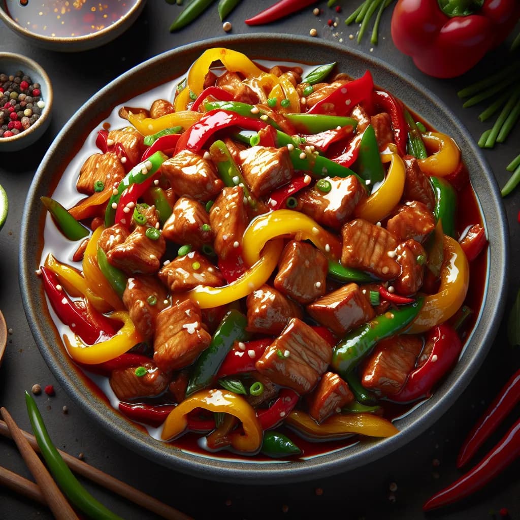 Sweet and Spicy Pork Stir Fry