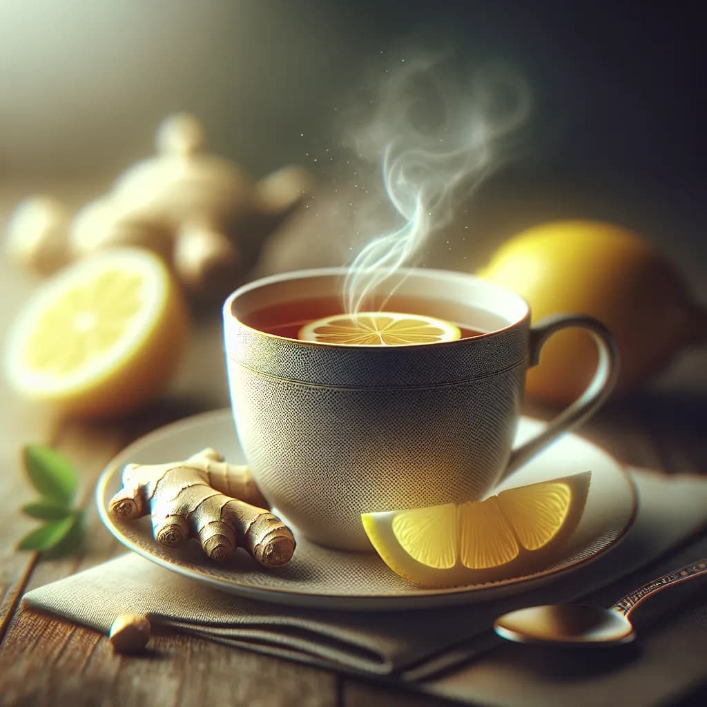 Tè allo Zenzero e Limone Stile Francese