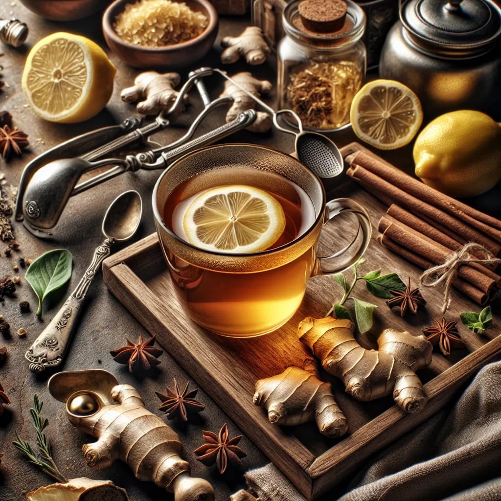 Tè allo Zenzero e Limone Stile Italiano