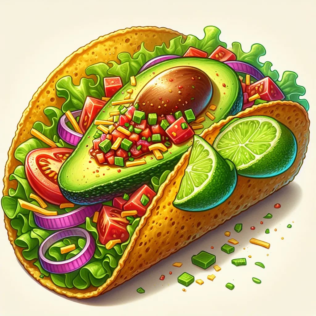 Taco Croccante con Verdure