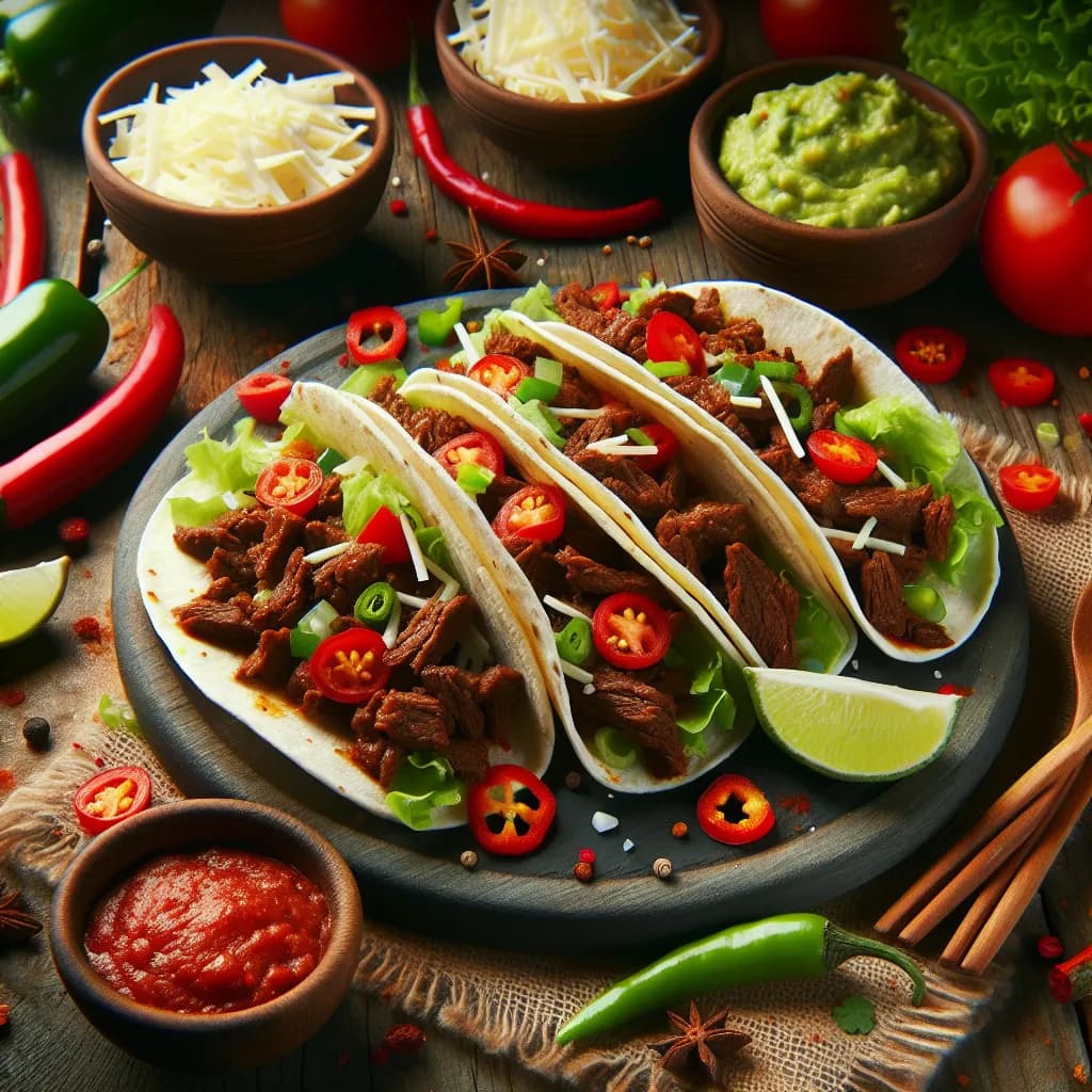 Tacos Épicés au Bœuf