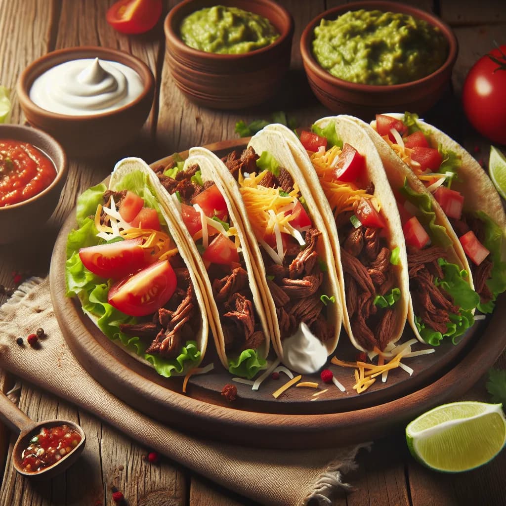 Tacos au boeuf épicé
