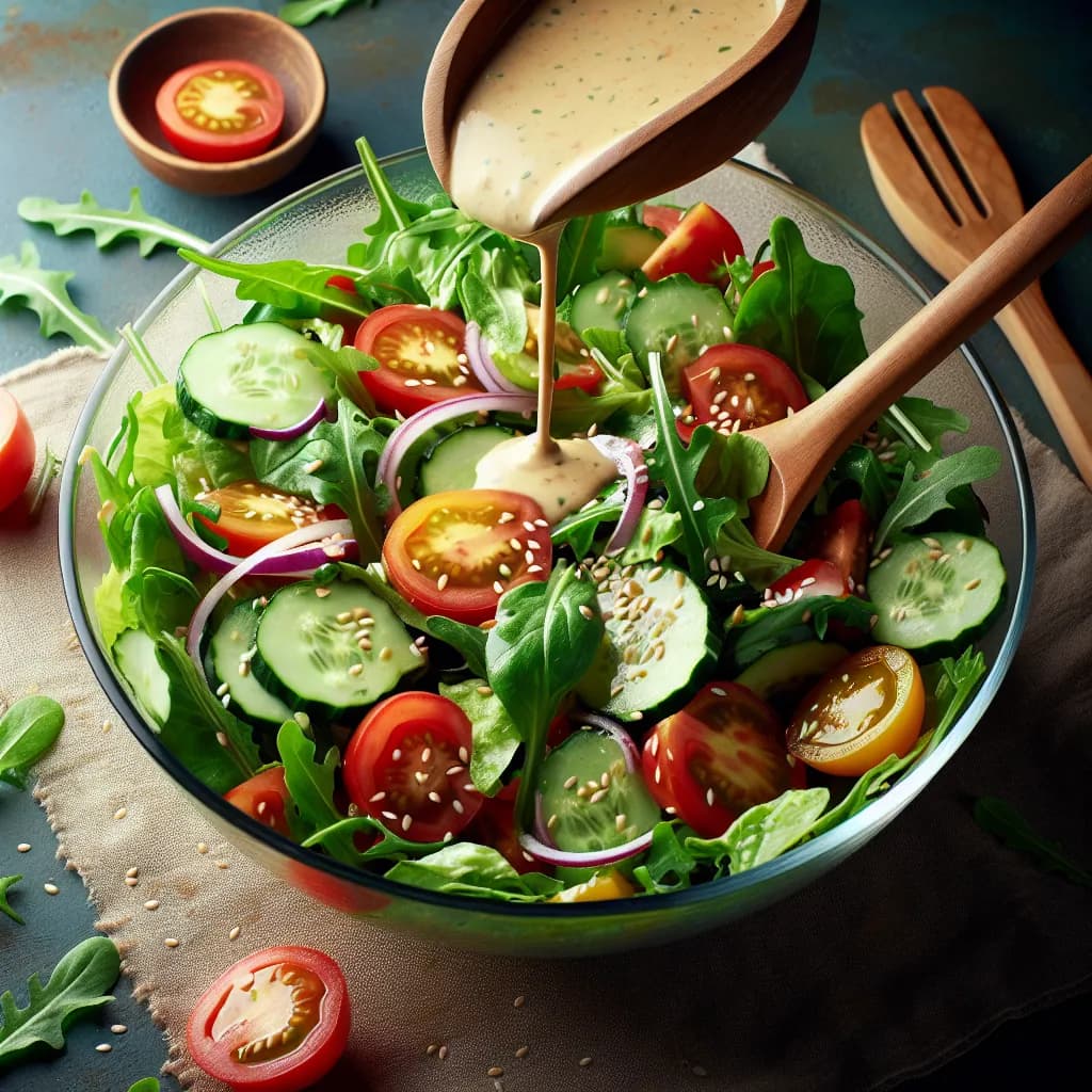 Tahini Dressing Salad
