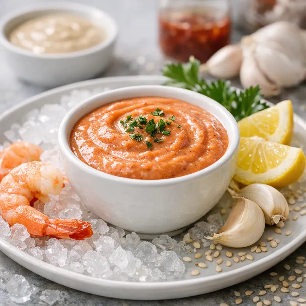 Tahini Garlic Cocktail Sauce