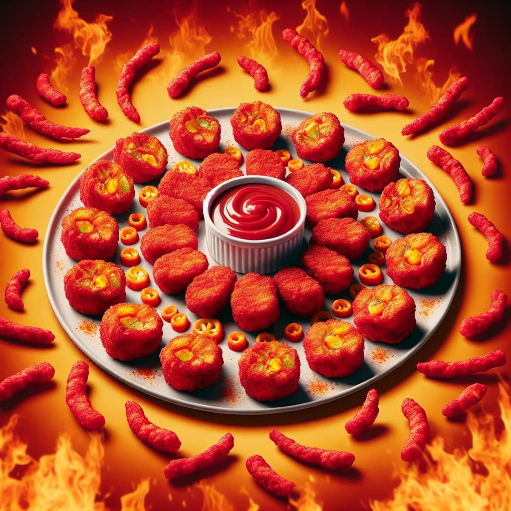Takis and Hot Cheetos Spicy Nuggets