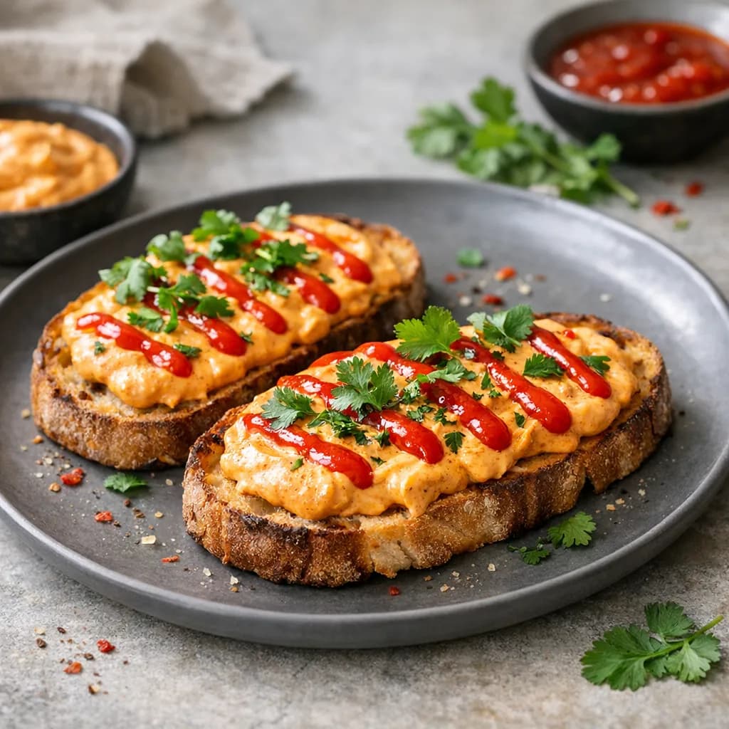 Tandoori Mayo & Chilli Open Sandwich