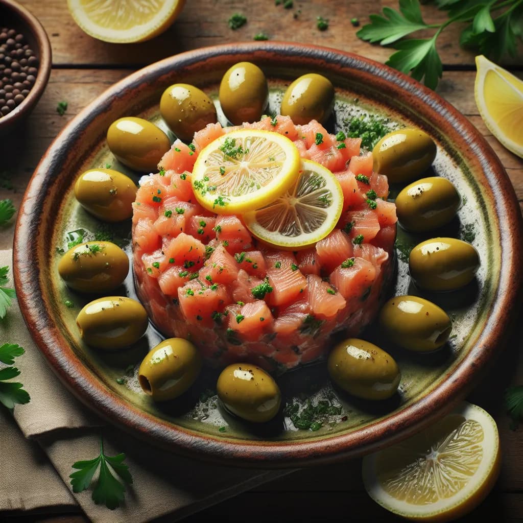 Tartar di Salmone al Limone