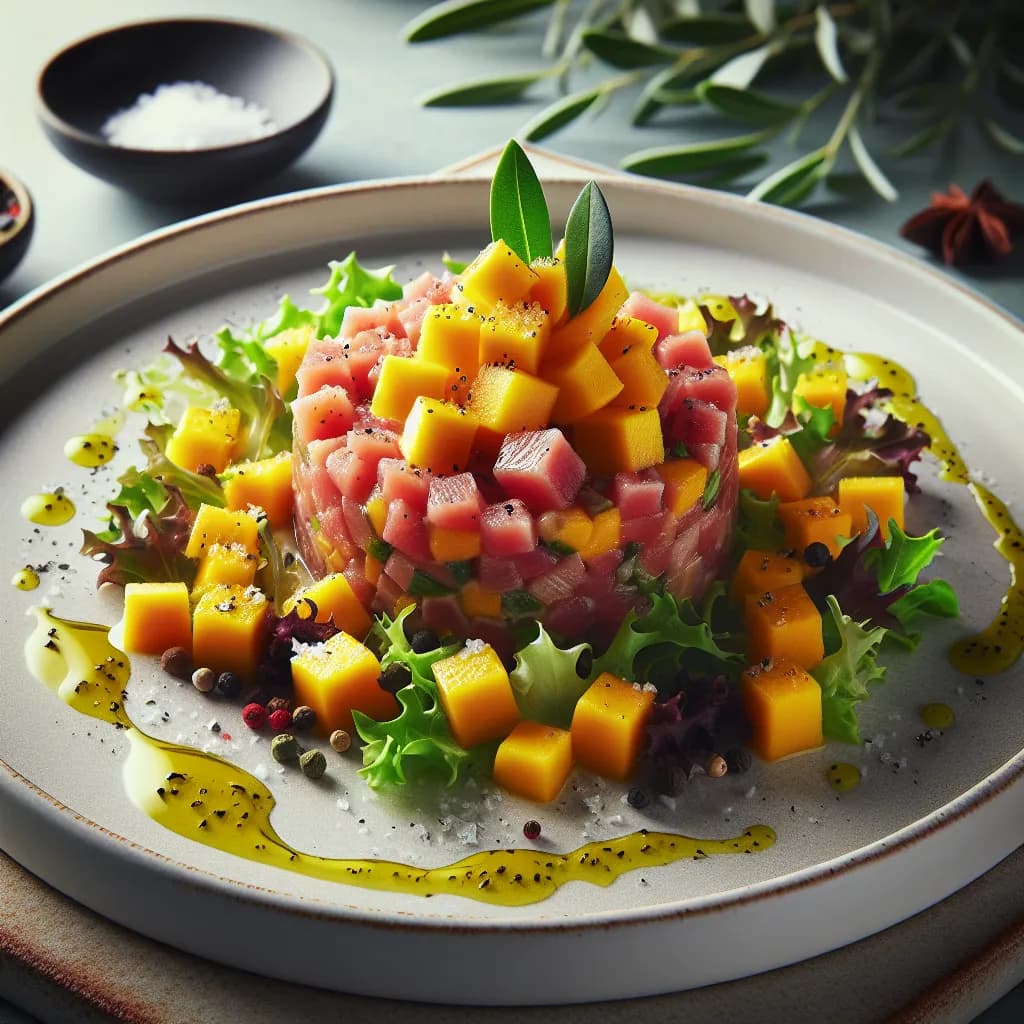 Tartare di Tonno con Mango