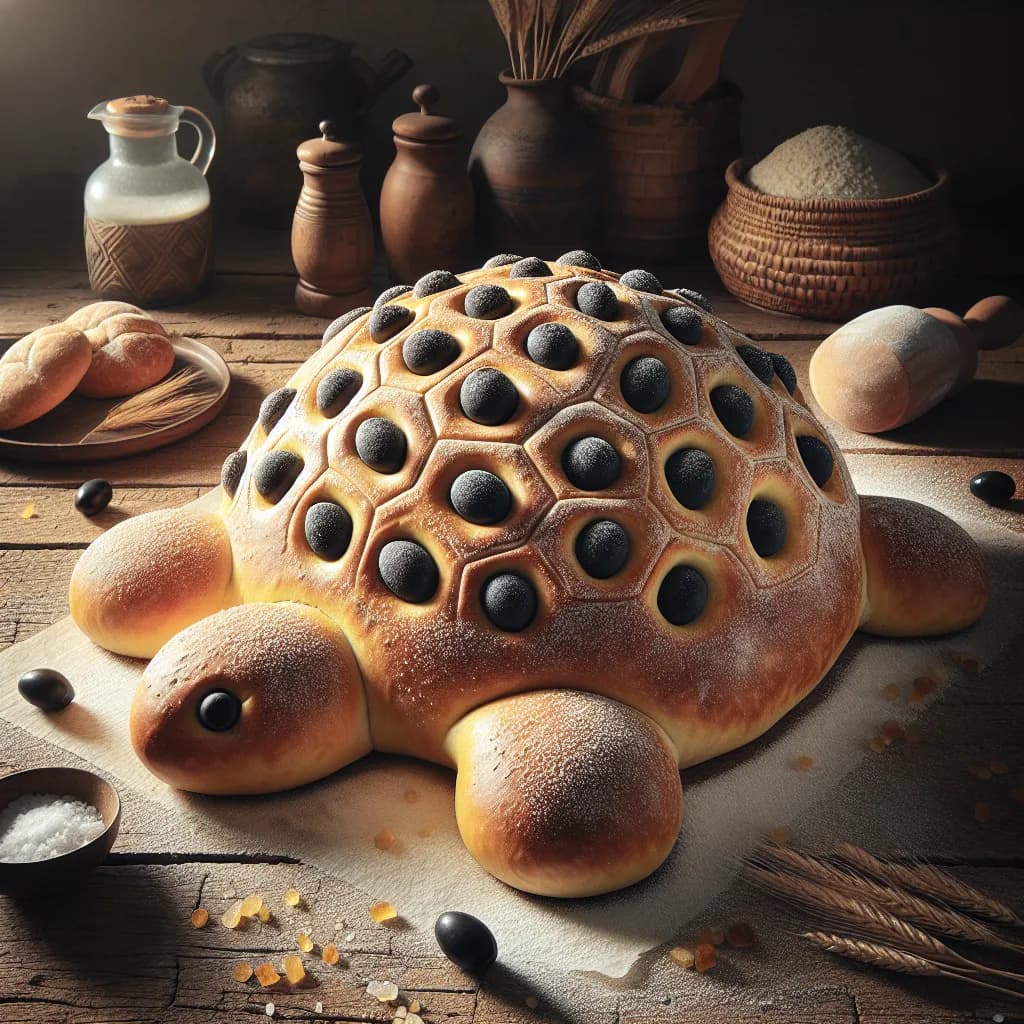 Tartaruga di Pane alle Olive