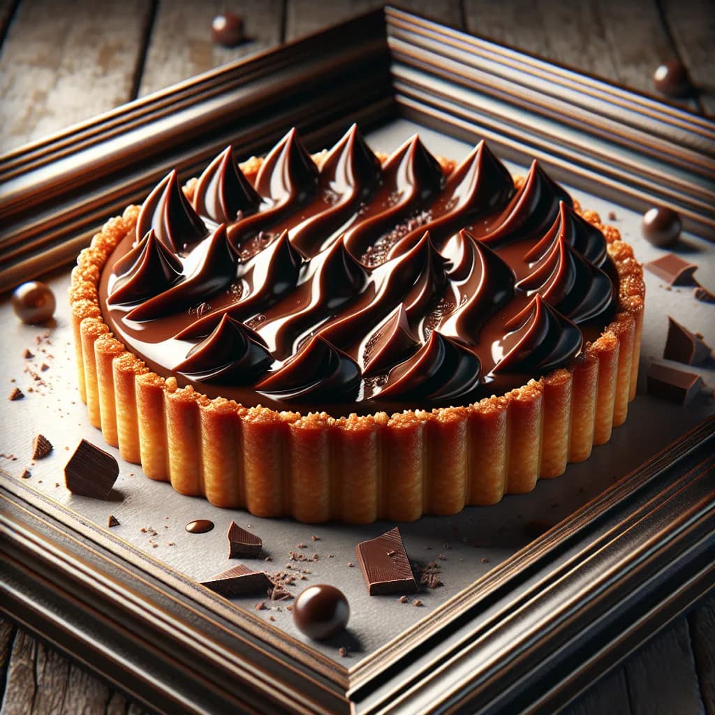 Tarte au Chocolat et Grilletine