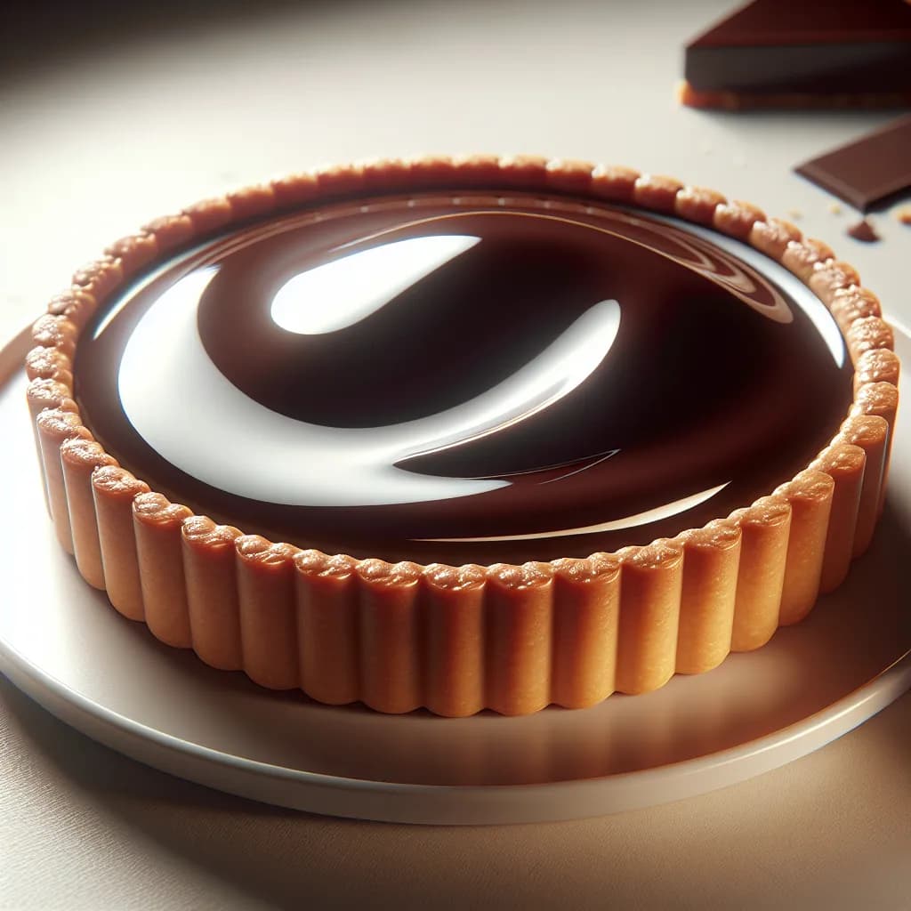 Tarte au Chocolat sur Pâte Sablée