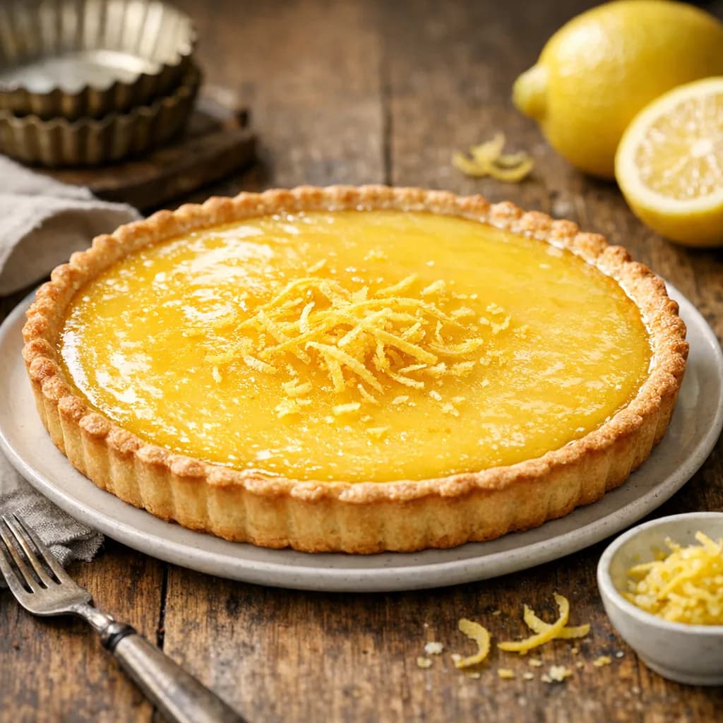Tarte au citron légère