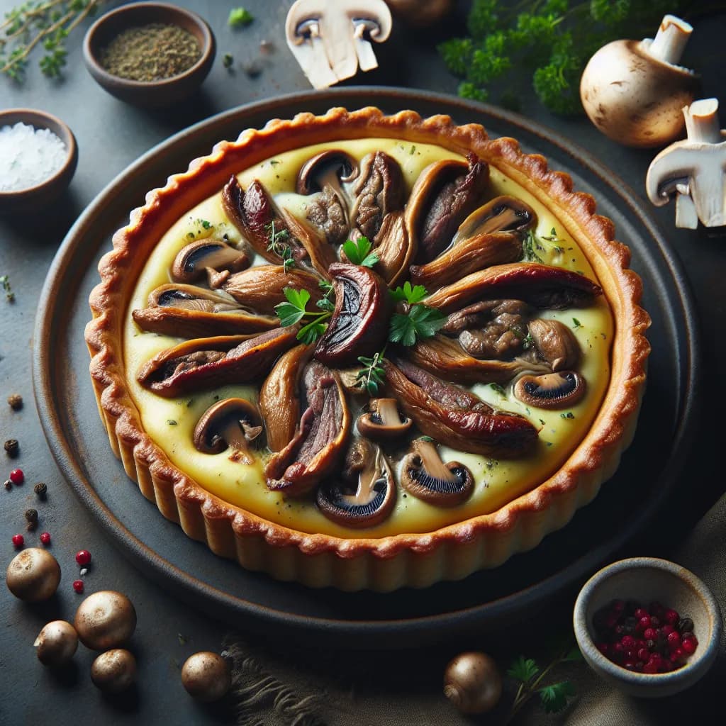 Tarte aux Gésiers de Canard