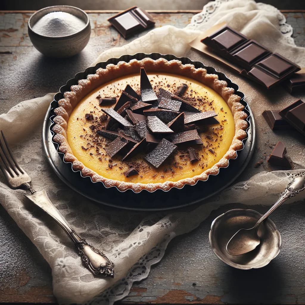 Tarte aux Oeufs et Chocolat