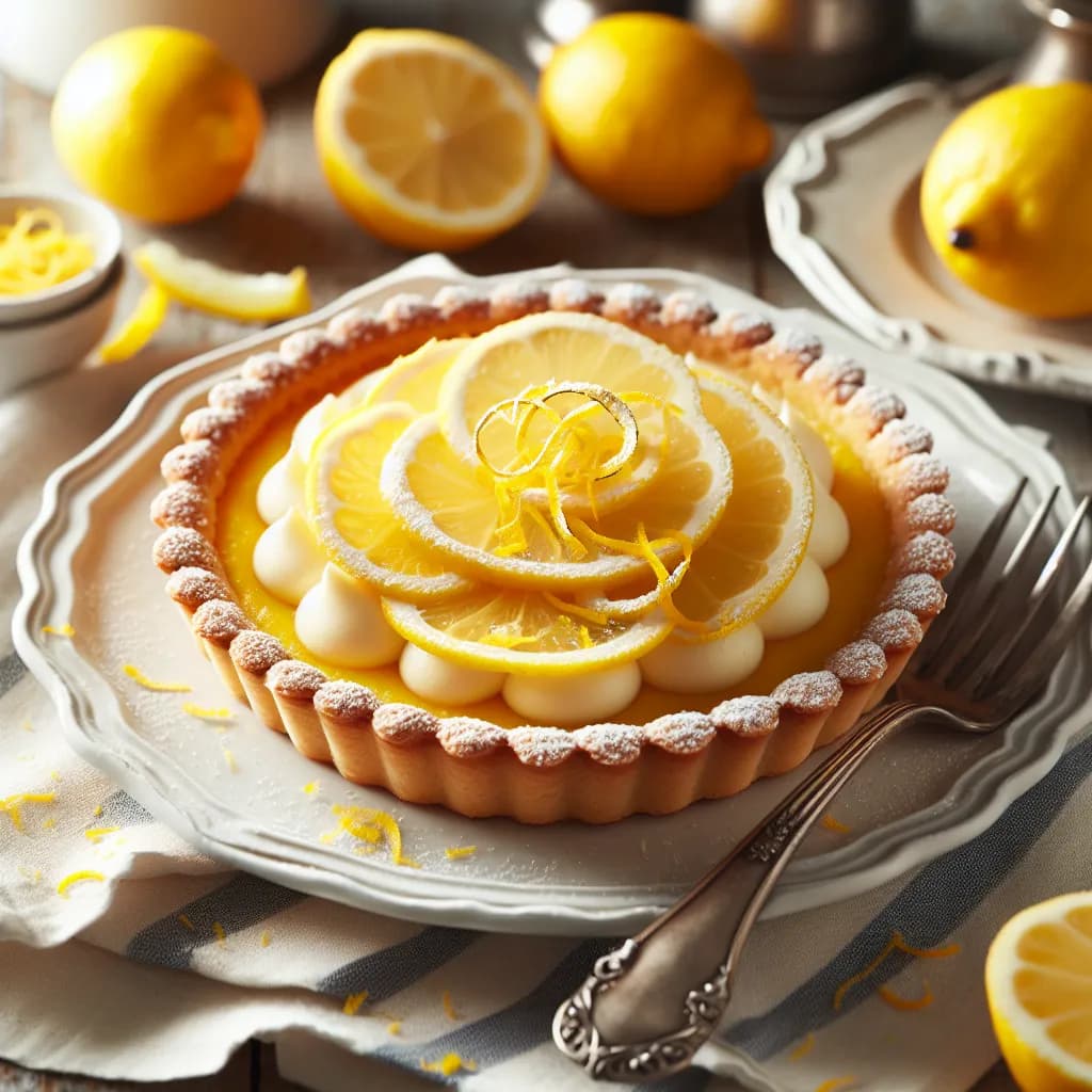 Tarte aux Oeufs et Citron