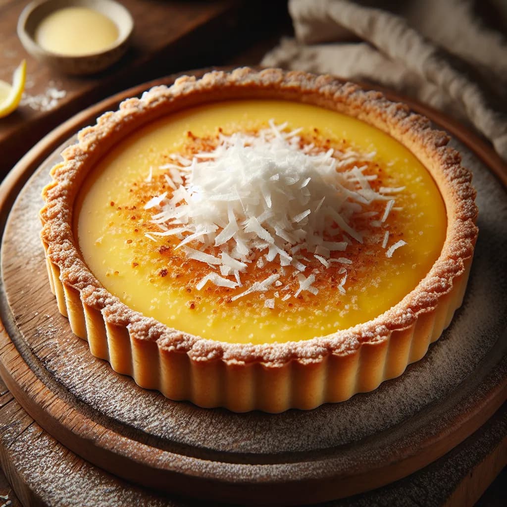 Tarte aux Oeufs et Noix de Coco