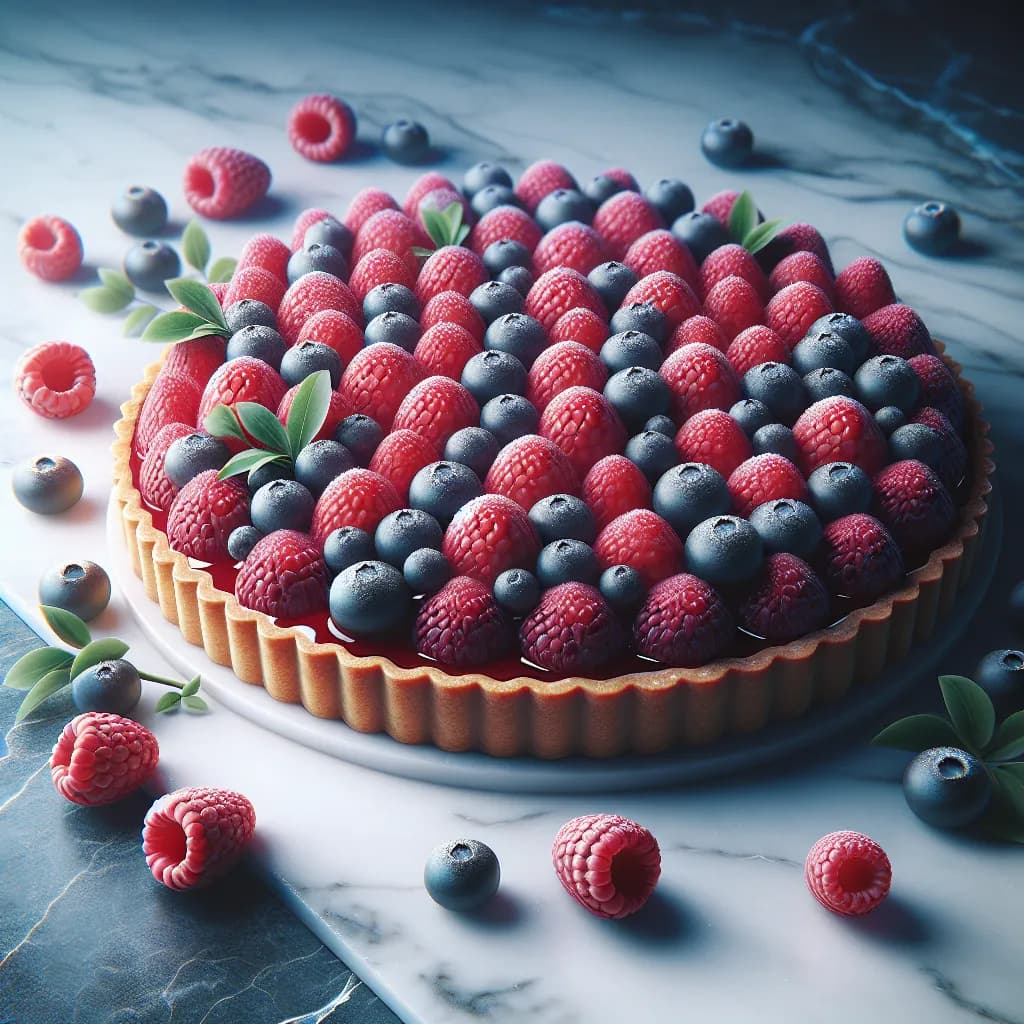 Tarte aux fruits rouges