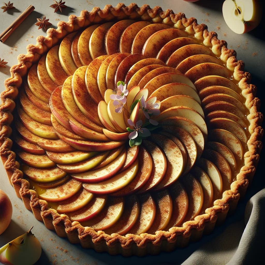Tarte de Noël aux Pommes