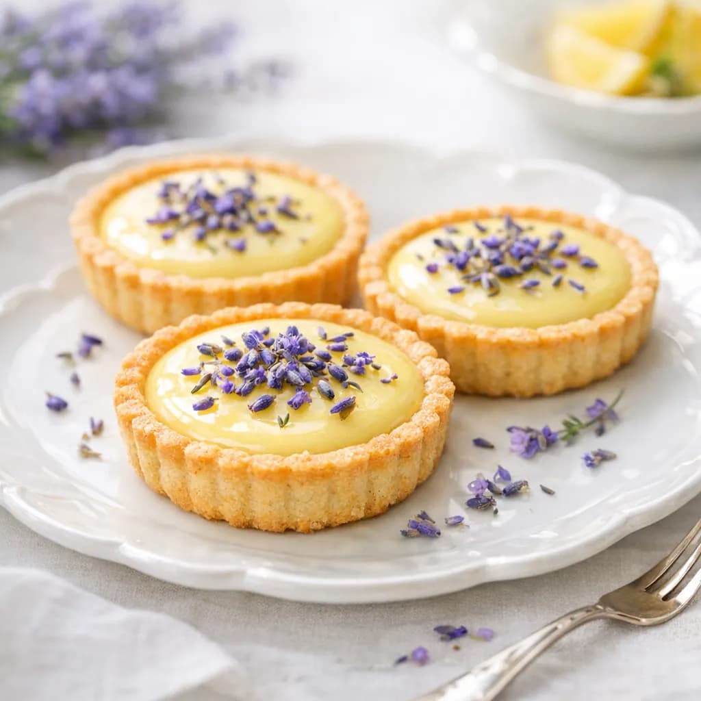 Tartelettes citron-lavande